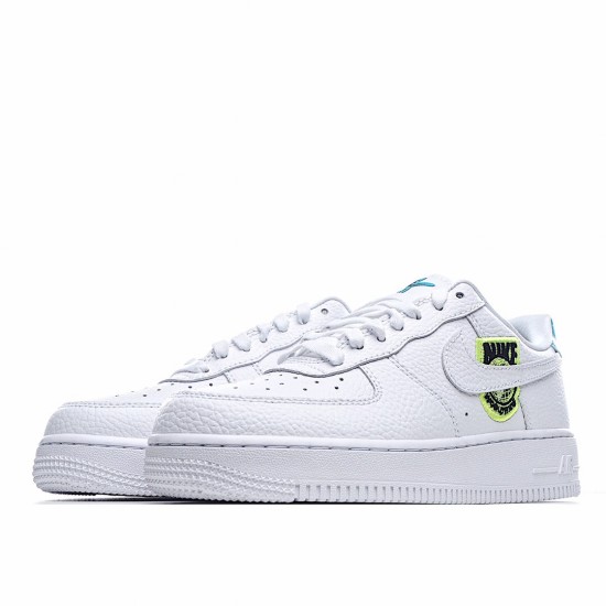 Nike Air Force 1 Low Unisex CT1414 100 White Blue Running Shoes 