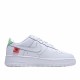 Nike Air Force 1 Low Unisex CT1414 100 White Green Running Shoes 