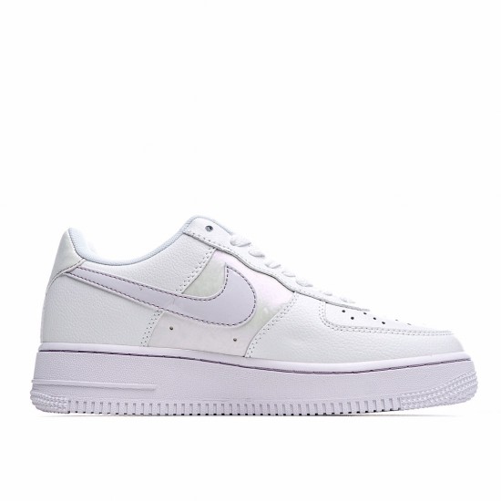 Nike Air Force 1 Low White Barely Grape CU3449-100 Womens Casual Shoes