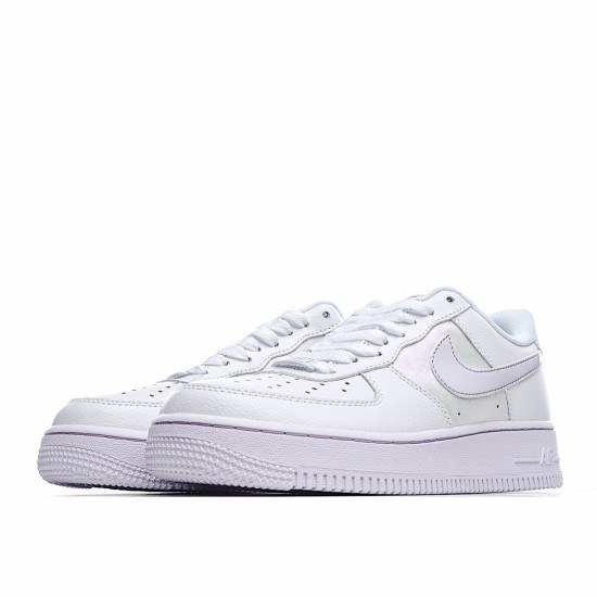 Nike Air Force 1 Low White Barely Grape CU3449-100 Womens Casual Shoes