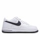 Nike Air Force 1 Low White Black Running Shoes CW7297 100 Unisex 