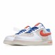 Nike Air Force 1 Low White Blue Red Running Shoes 318988 110 AF1 Unisex 