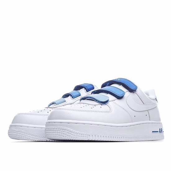 Nike Air Force 1 Low White Blue Running Shoes 898866 008 Unisex 