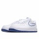 Nike Air Force 1 Low White Blue Running Shoes CJ1366 003 AF1 Mens 