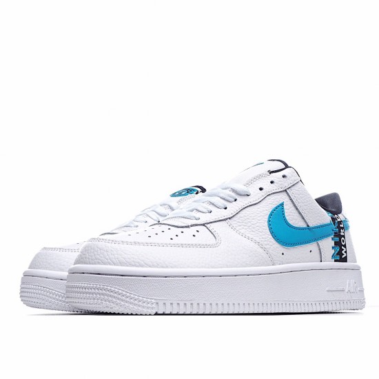 Nike Air Force 1 Low White Blue Running Shoes CK6924 100 Unisex 