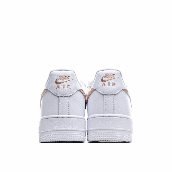 Nike Air Force 1 Low White Brown Running Shoes CW7567 101 AF1 Unisex 