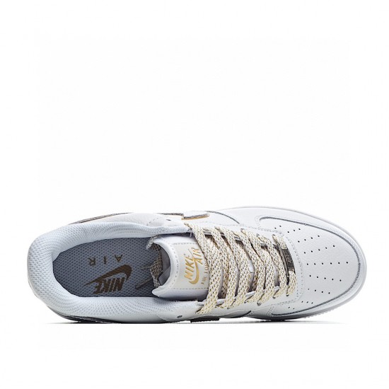 Nike Air Force 1 Low White Gold AH0287-213 Unisex Casual Shoes