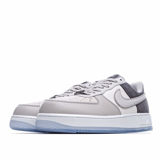 Nike Air Force 1 Low White Gray Running Shoes AO2425 001 Unisex 