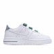 Nike Air Force 1 Low White Green Running Shoes 898866 006 AF1 Unisex 