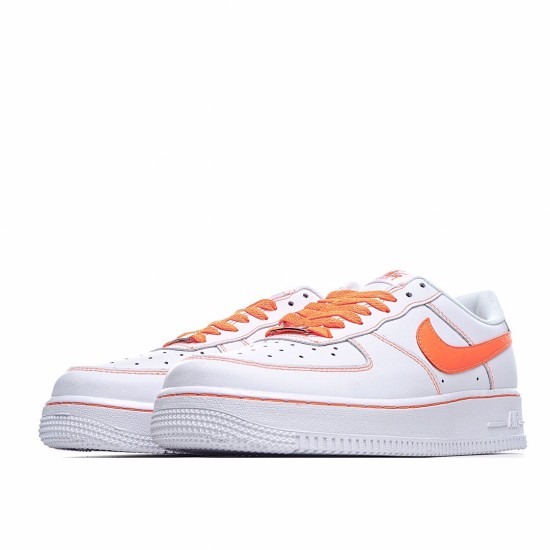 Nike Air Force 1 Low White Orange 315115 108 AF1 Unisex Running Shoes 