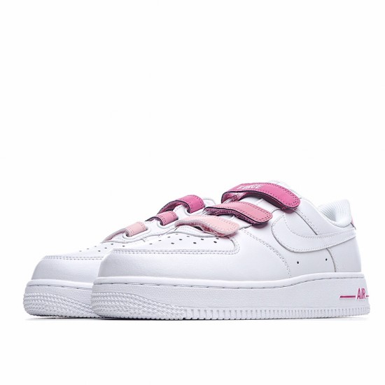 Nike Air Force 1 Low White Pink Running Shoes 898866 009 Womens AF1 