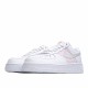 Nike Air Force 1 Low White Pink Silver CZ0369-100 Womens Casual Shoes