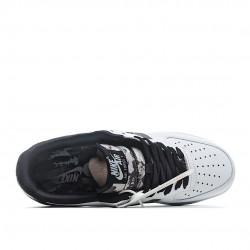 Nike Air Force 1 Low White Ripstop Camo Black Gum AZ7891-100 Unisex Casual Shoes