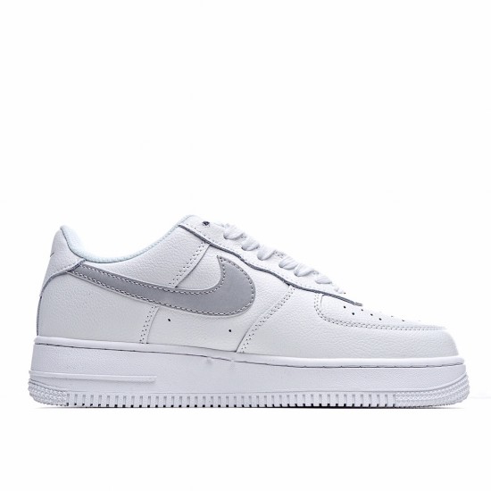 Nike Air Force 1 Low White Silver AH0287 012 AF1 Unisex Running Shoes 