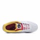 Nike Air Force 1 Low White Yellow Blue Running Shoes CZ8132 100 Unisex AF1 