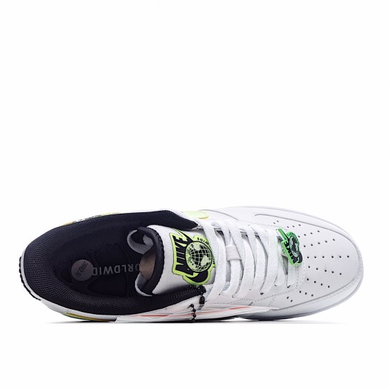 Nike Air Force 1 Low Worldwide White Volt CK6924-101 Unisex Casual Shoes