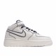 Nike Air Force 1 Mid Beige Black AT1118-011 Unisex Casual Shoes