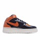 Nike Air Force 1 Mid Black Orange Running Shoes 804609 188 AF1 Unisex 