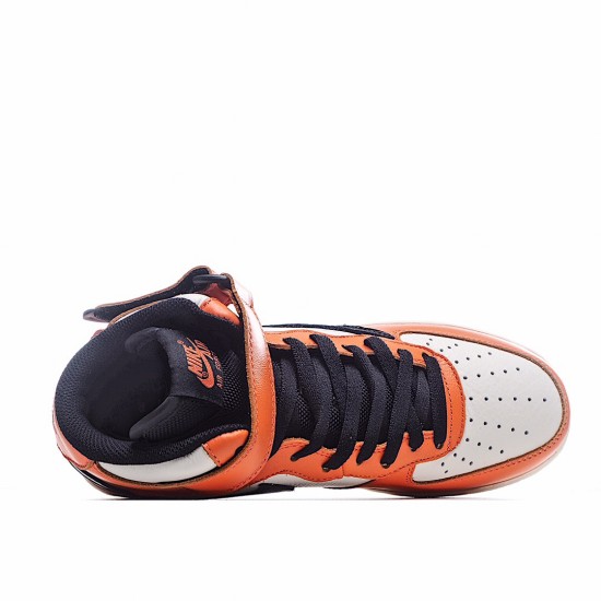 Nike Air Force 1 Mid Orange Beige Running Shoes 804609 158 AF1 Unisex 