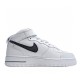 Nike Air Force 1 Mid White Black CV3039-108 Unisex Casual Shoes