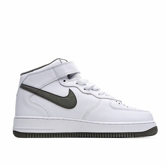 Nike Air Force 1 Mid White Green AA1116-999 Unisex Casual Shoes