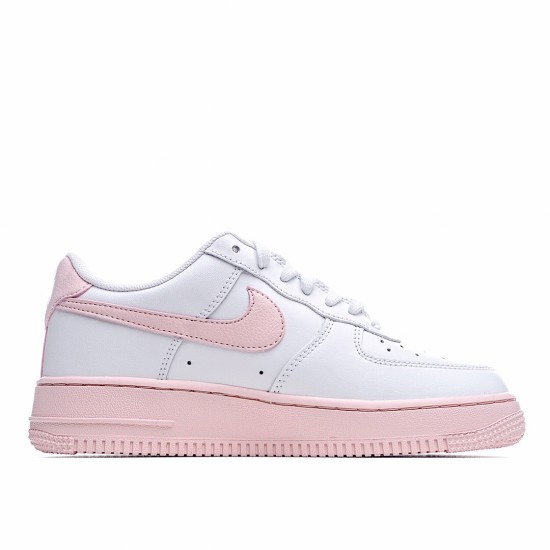 Nike Air Force 1 Pink Foam White Pink Running Shoes CV7663 100 Womens 