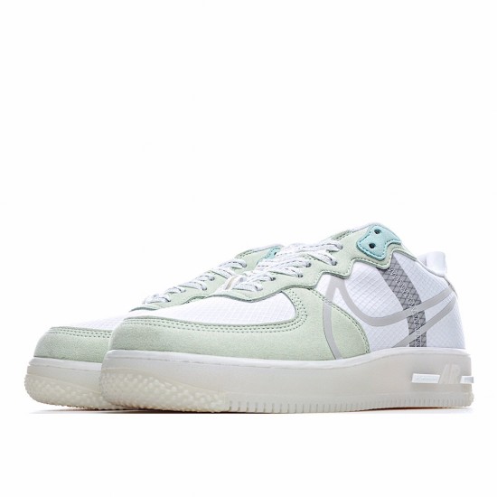 Nike Air Force 1 React QS White Green Running Shoes CQ8879 111 Unisex 