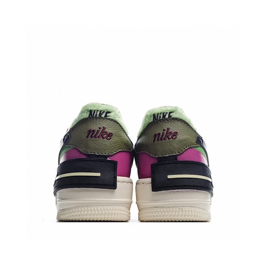 Nike Air Force 1 Shadow Cactus Flower Olive Flak CT1985-500 Womens Casual Shoes