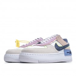 Nike Air Force 1 Shadow Photon Dust Crimson Tint CU8591-001 Womens Casual Shoes