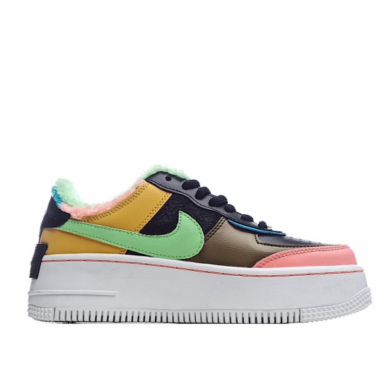 Nike Air Force 1 Shadow Solar Flare Atomic Pink CT1985-700 Womens Casual Shoes