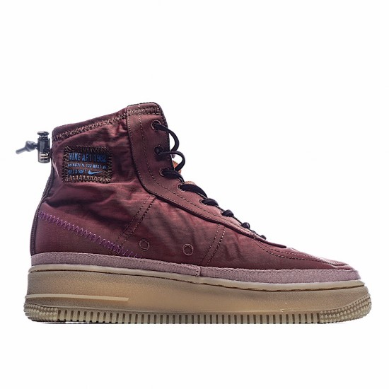 Nike Air Force 1 Shell WMNS Running Shoes BQ6096 200 Red Brown Womens AF1 