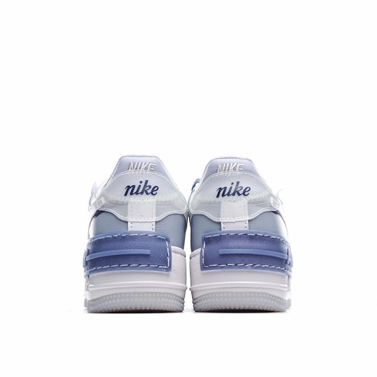 Nike WMNS Air Force 1 Shadow Blue Green Running Shoes CK6561 001 AF1 Womens 