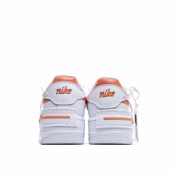 Nike WMNS Air Force 1 Shadow Orange White Running Shoes Cl0919 103 Womens 