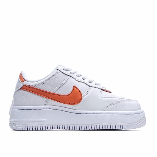 Nike WMNS Air Force 1 Shadow Orange White Running Shoes Cl0919 103 Womens 