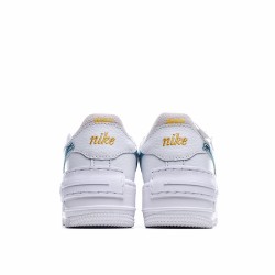 Nike WMNS Air Force 1 Shadow Running Shoes DA4286 100 Ice Blue White AF1 Womens 