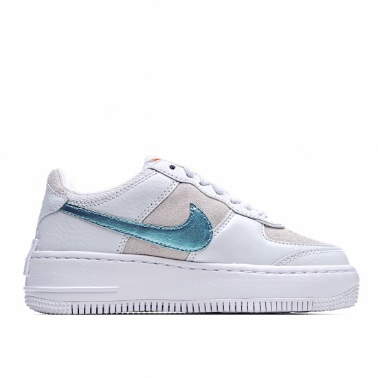 Nike WMNS Air Force 1 Shadow Running Shoes DA4286 100 Ice Blue White AF1 Womens 