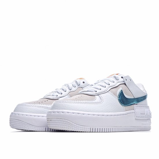 Nike WMNS Air Force 1 Shadow Running Shoes DA4286 100 Ice Blue White AF1 Womens 