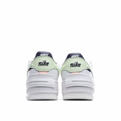 Nike WMNS Air Force 1 Shadow White Green Pink CI0919 107 AF1 Womens Running Shoes 