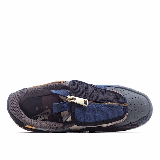 Travis Scott x Nike Air Force 1 Low Unisex CN2405 900 AF1 Blue Brown Running Shoes 