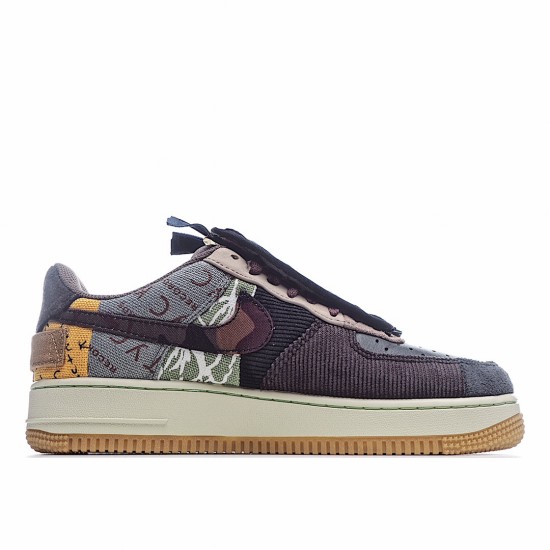 Travis Scott x Nike Air Force 1 Low Unisex CN2405 900 AF1 Blue Brown Running Shoes 