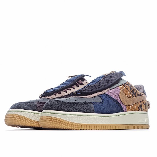 Travis Scott x Nike Air Force 1 Low Unisex CN2405 900 AF1 Blue Brown Running Shoes 