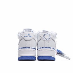 Uninterrupted x Air Force 1 More Than White Blue Running Shoes CT1206 600 Unisex AF1 