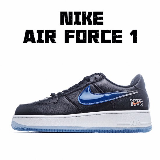 Kith x Nike Air Force 1 Low NYC Black Blue Running Shoes CZ7928-001-100 Unisex AF1 