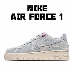 Levis x Air Force 1 Ltblue Running Shoes Unsiex AF1 