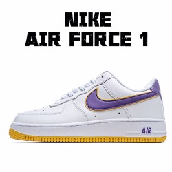 Nike Air Force 1 07 Low White Purple Gold Running Shoes HK7765 024 AF1 Mens 