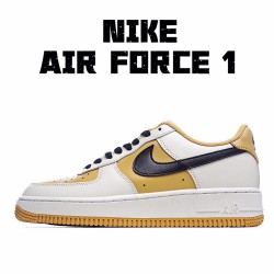 Nike Air Force 1 07 Low Yellow Black Beige AQ4134-604 Unisex Casual Shoes