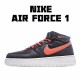 Nike Air Force 1 07 LV8 x Stranger Things Hawkins High Black Orange Running Shoes CJ6106 105 Unisex AF1 