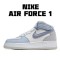 Nike Air Force 1 07 Mid Light Armoury Blue AO2425-500 Unisex Casual Shoes