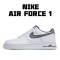 Nike Air Force 1 07 White Metallic Silver CZ7933-100 Unisex Casual Shoes