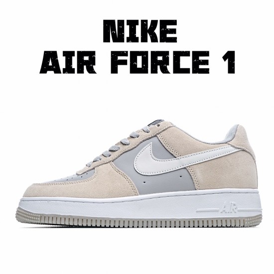 Nike Air Force 1 07 Yellow Grey White AH0287 209 Unisex Casual Shoes